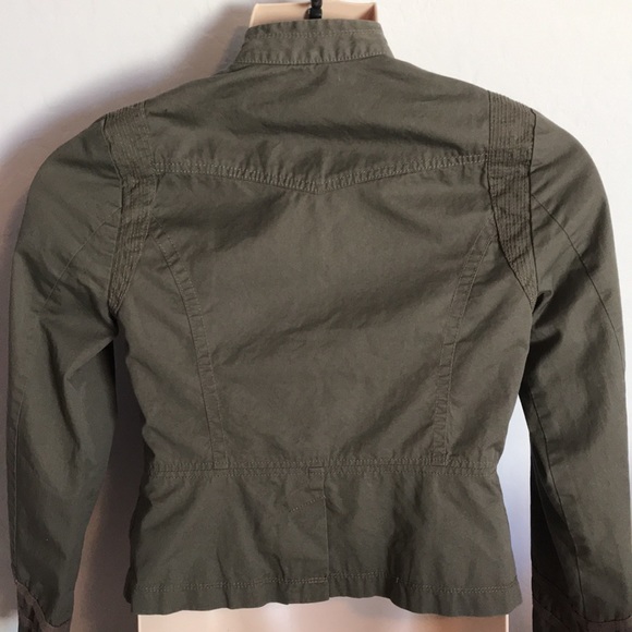 Apt. 9 Army green Cotton Blazer Size Small - Picture 3 of 12